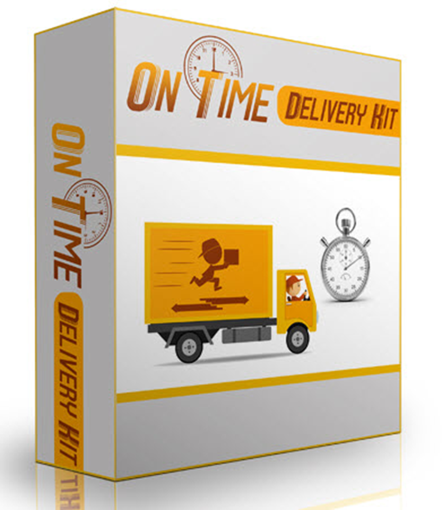 Download Today. Is your company dealing with late deliveries and the chaos caused by the lateness? Stop the headaches and use our On Time Delivery Kit to eliminate the issue and get your orders back on track.  $49.90. Satisfaction guaranteed.