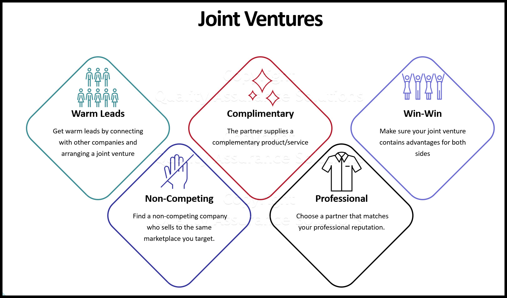 Discover joint venture advantages and grow your business.  