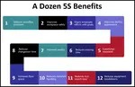 5S visual management is defined as an improvement process originated by the Japanese to create a workplace