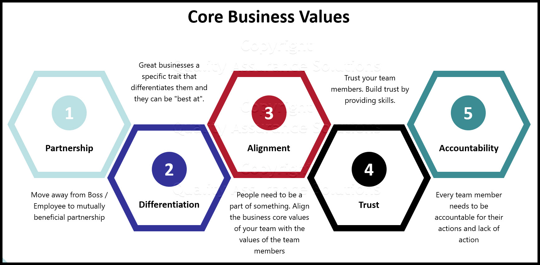 what is values in business plan