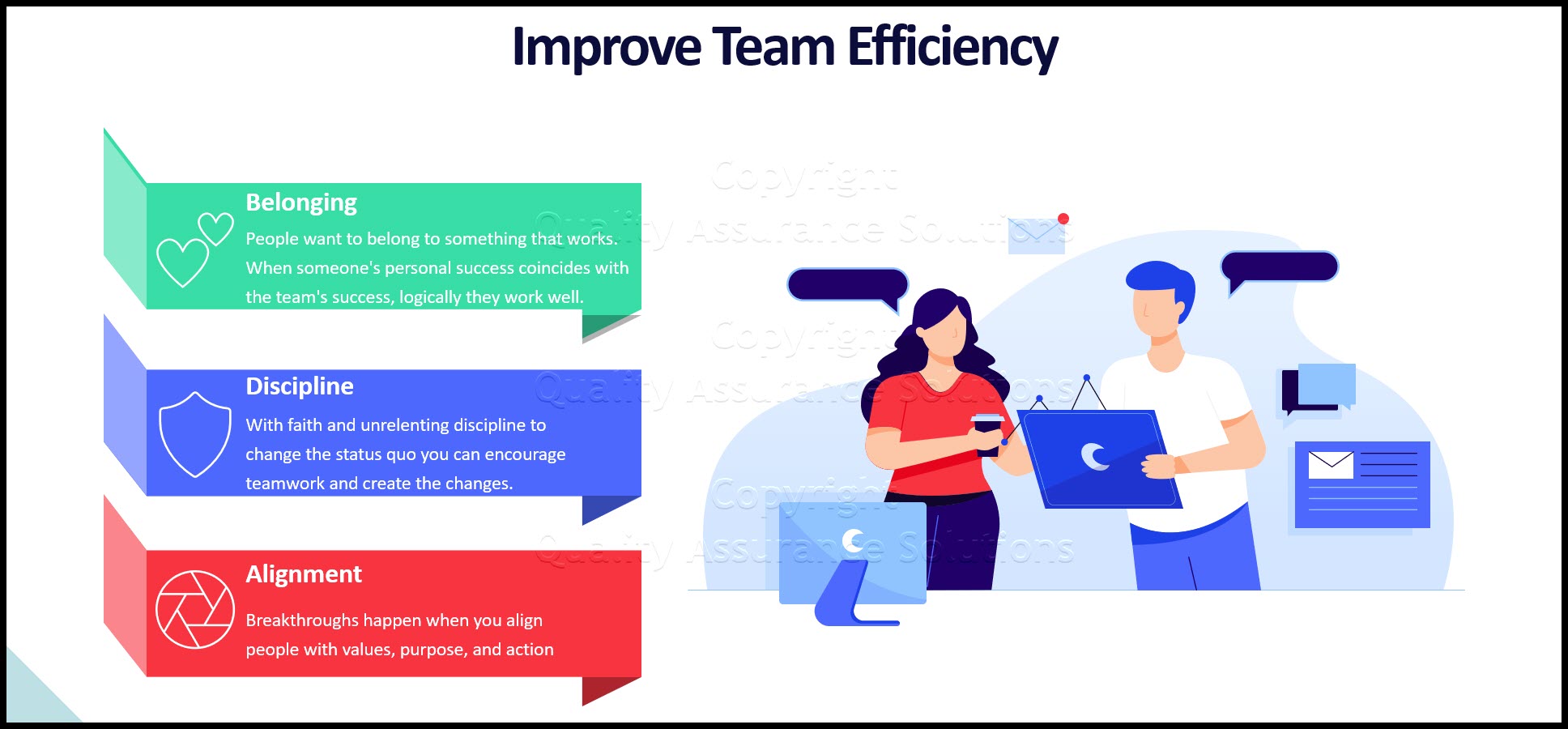 Effective Teamwork business slide