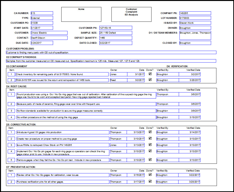 8d Manager Software V2