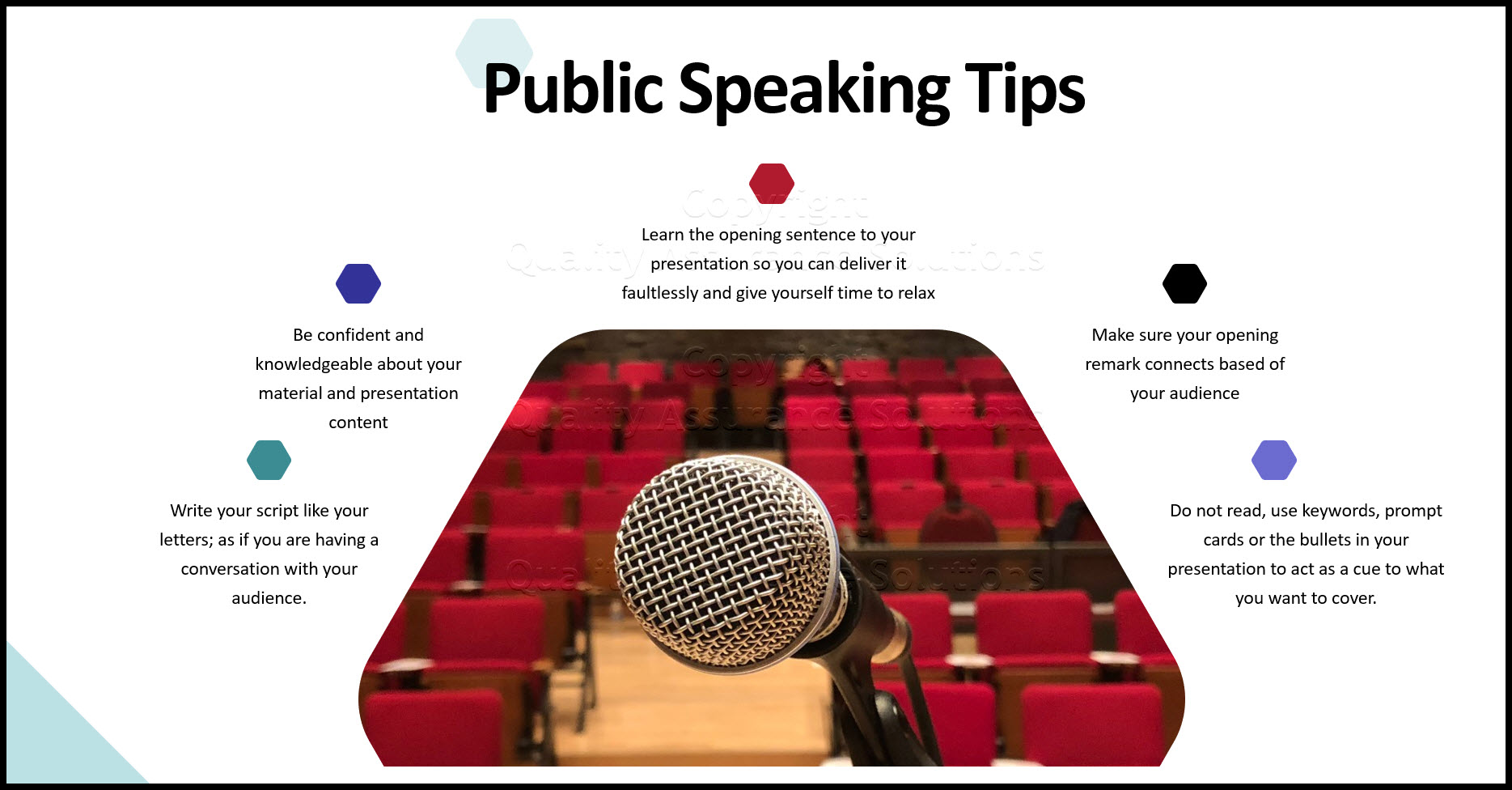 Public speaking script
