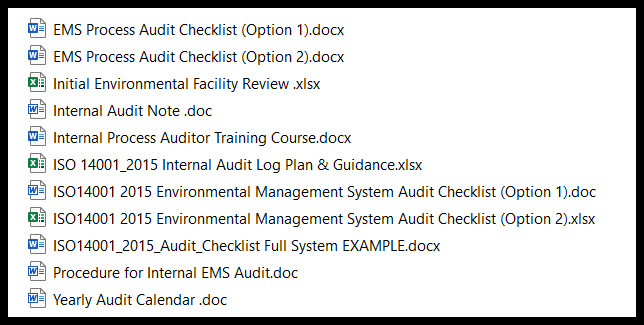 Download Iso 9001 Internal Audit Checklist Xls