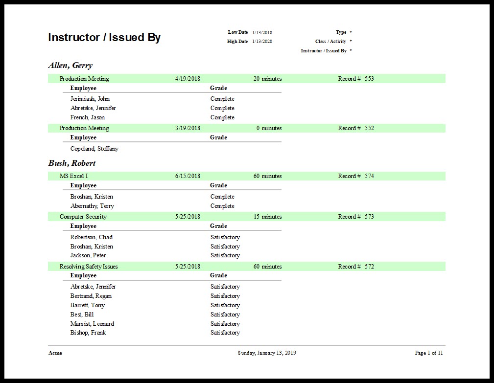 Employee Training Tracking Template from www.quality-assurance-solutions.com