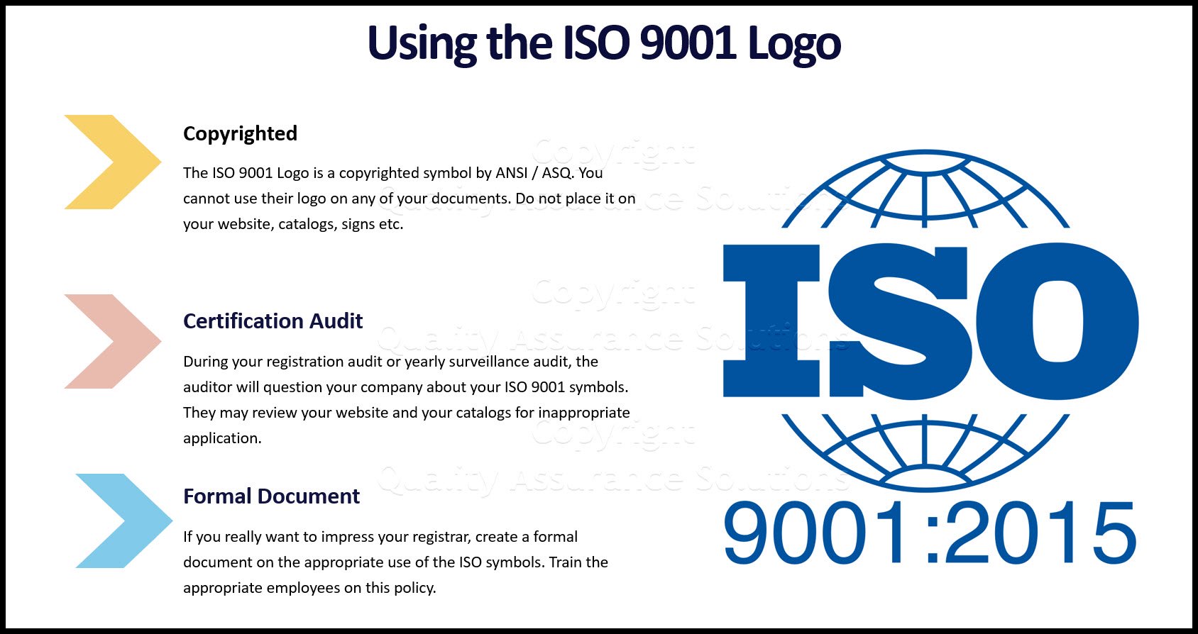 ISO 9001 Logo business slide