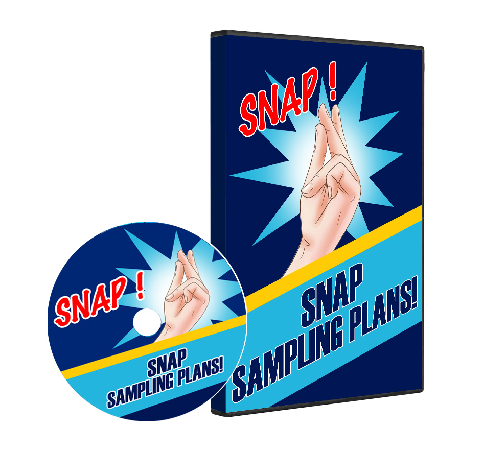 Download Today. Don’t use the wrong sampling plan for your inspection process. Use Snap Sampling Plans! to quickly find the correct sampling plan for your company. Snap includes multiple AQL plans from many industrial sampling plans. Only $49. Satisfaction guaranteed.