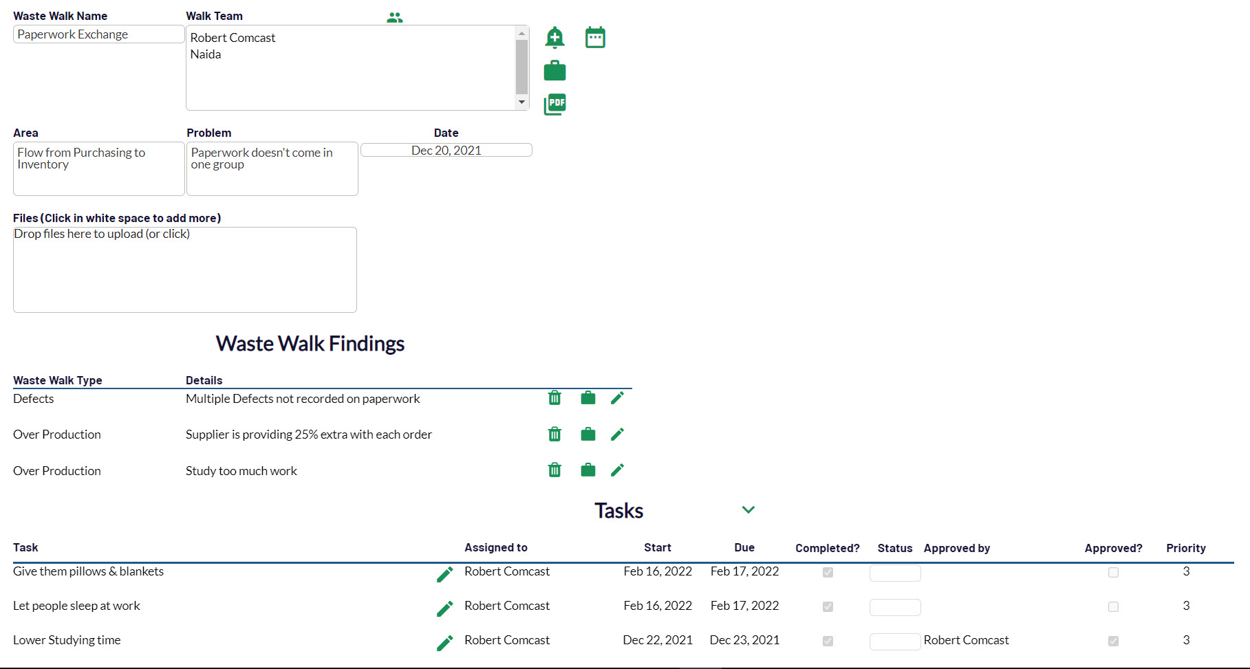 Need Task Management software for Continuous Improvment and Lean Activities? Try using PDCA Complete