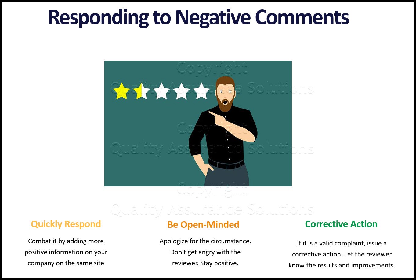 block out negative comments slide