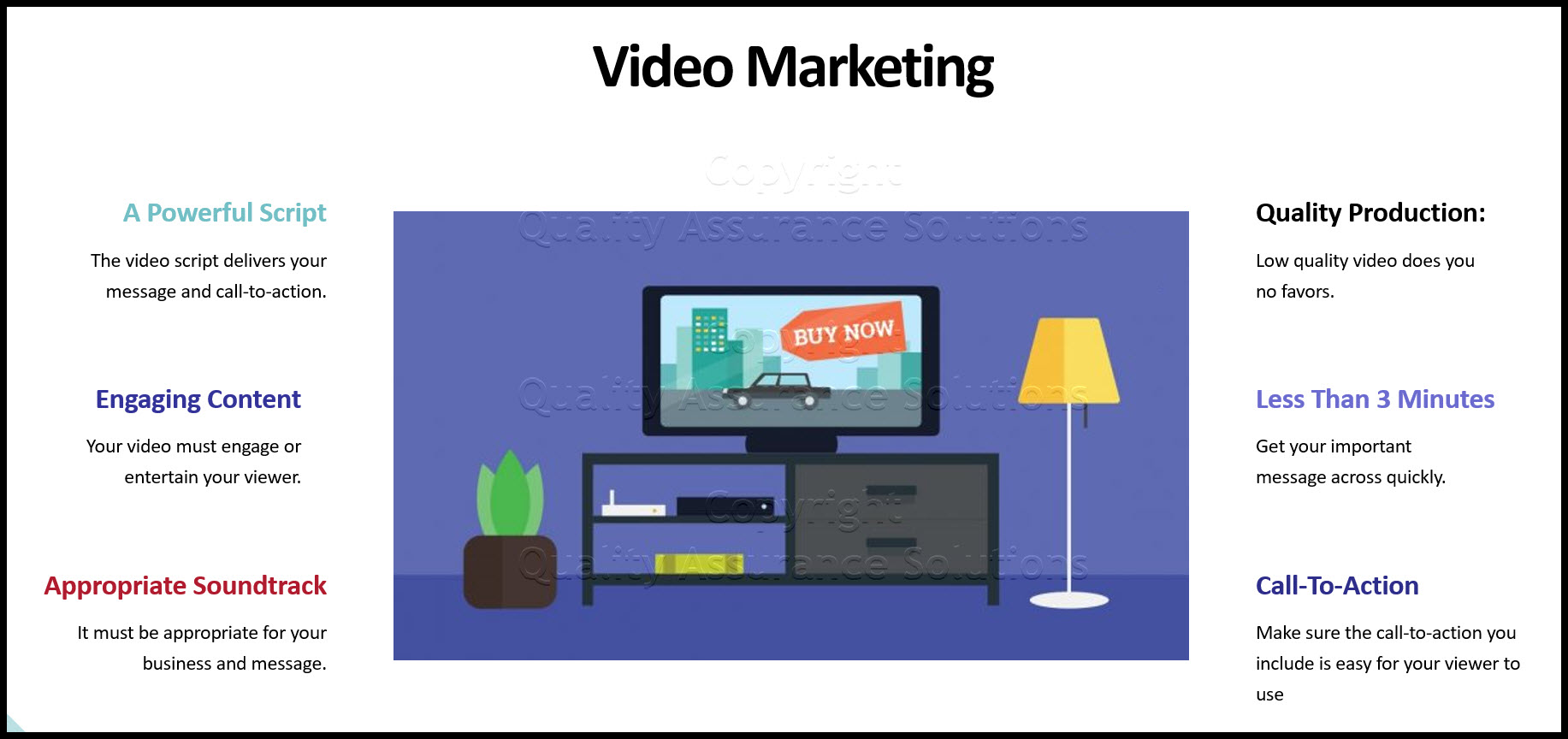 digital marketing video business slide