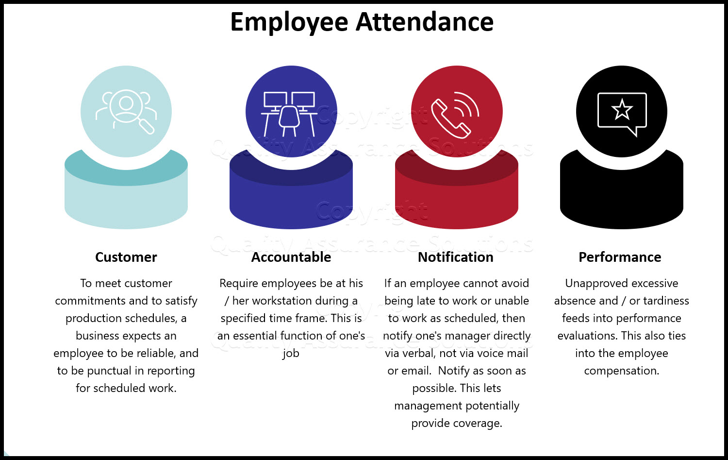 monthly attendance sheet business slide